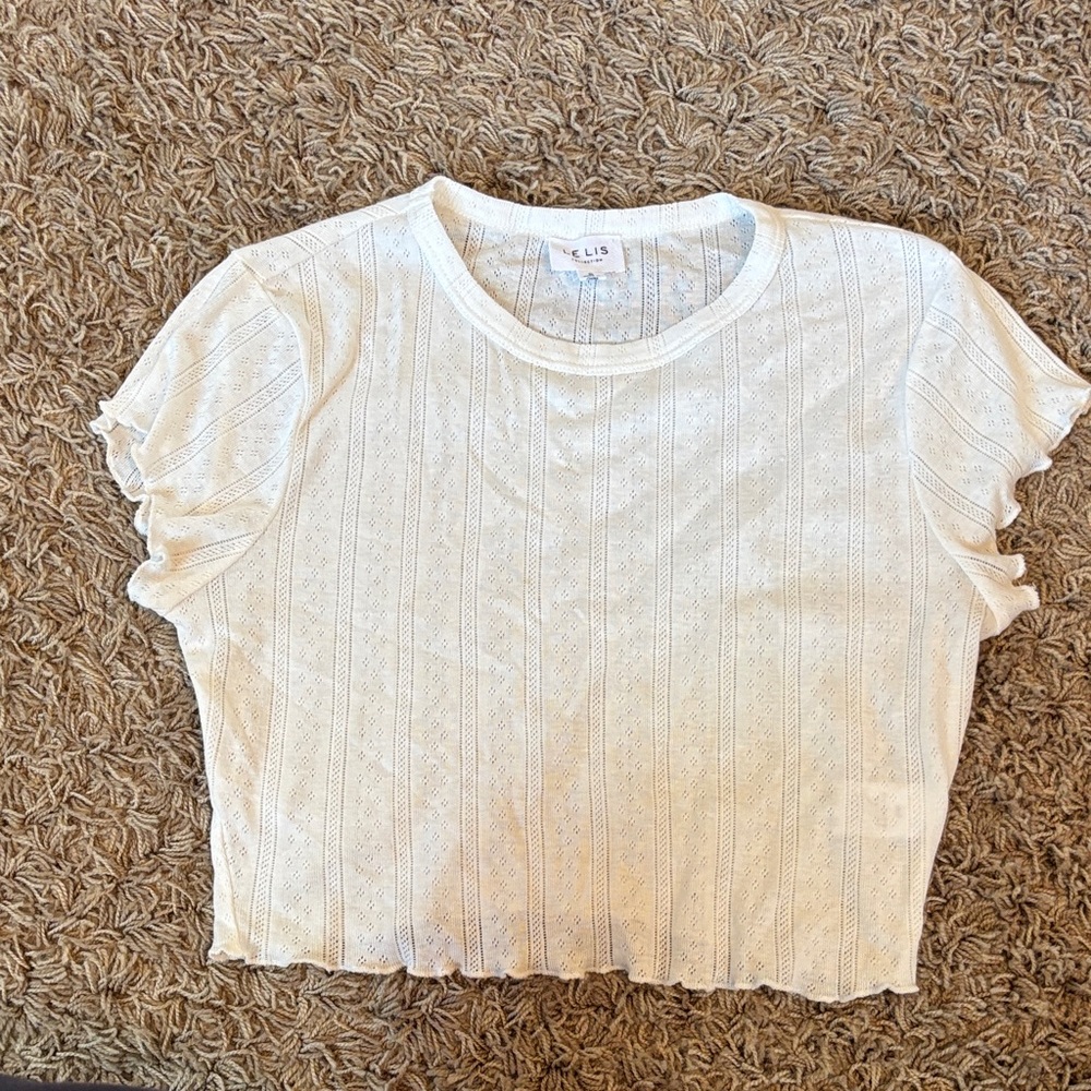 Pointelle T-shirt